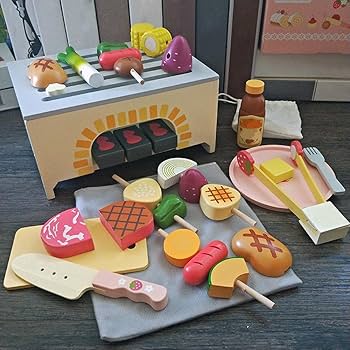 BBQセット Amazon | バーベキューバーベキューグリルプレイフードル