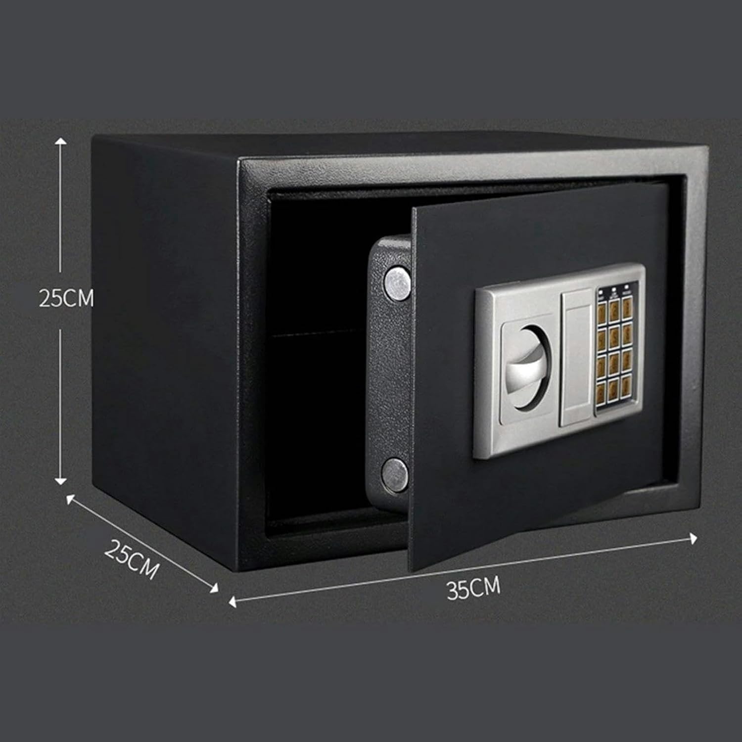 Box Electronic Digital Security Safe Steel Construction Hidden with Lock Safes Suitable for Use in Homes Hotels Dormitories and Offices (Color : Gray) strongbox