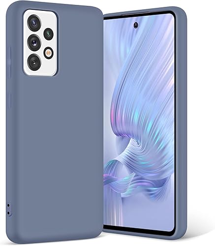 Miniatura 1 de Funda Samsung Galaxy A52 5G, silicona líquida, delgada, suave, TPU, protección de cuerpo completo, a prueba de golpes, para Galaxy A52 5G de 6.5