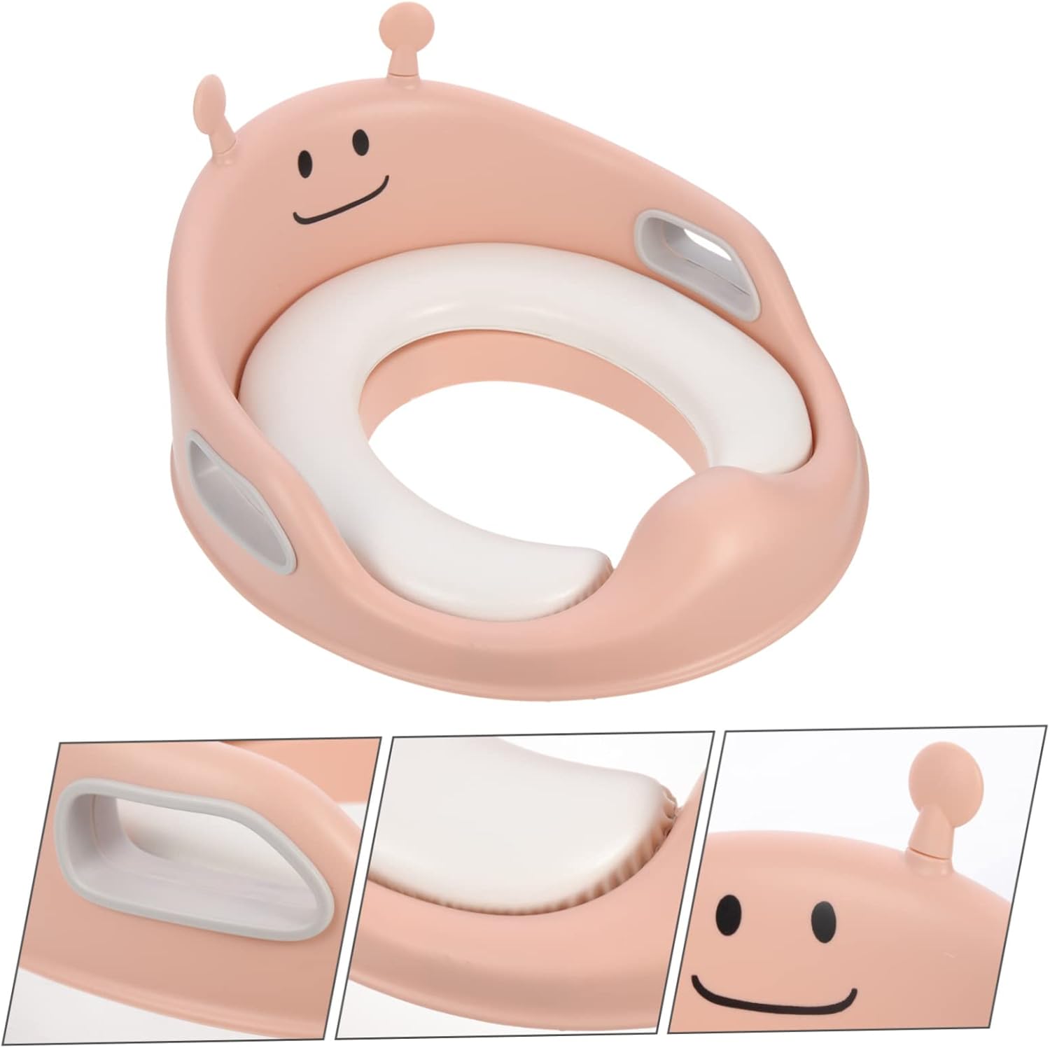 Portable Baby Toilet Training Seat PU Cushion Ring for Toddlers Soft and Comfortable for Potty Training at Home or Travel