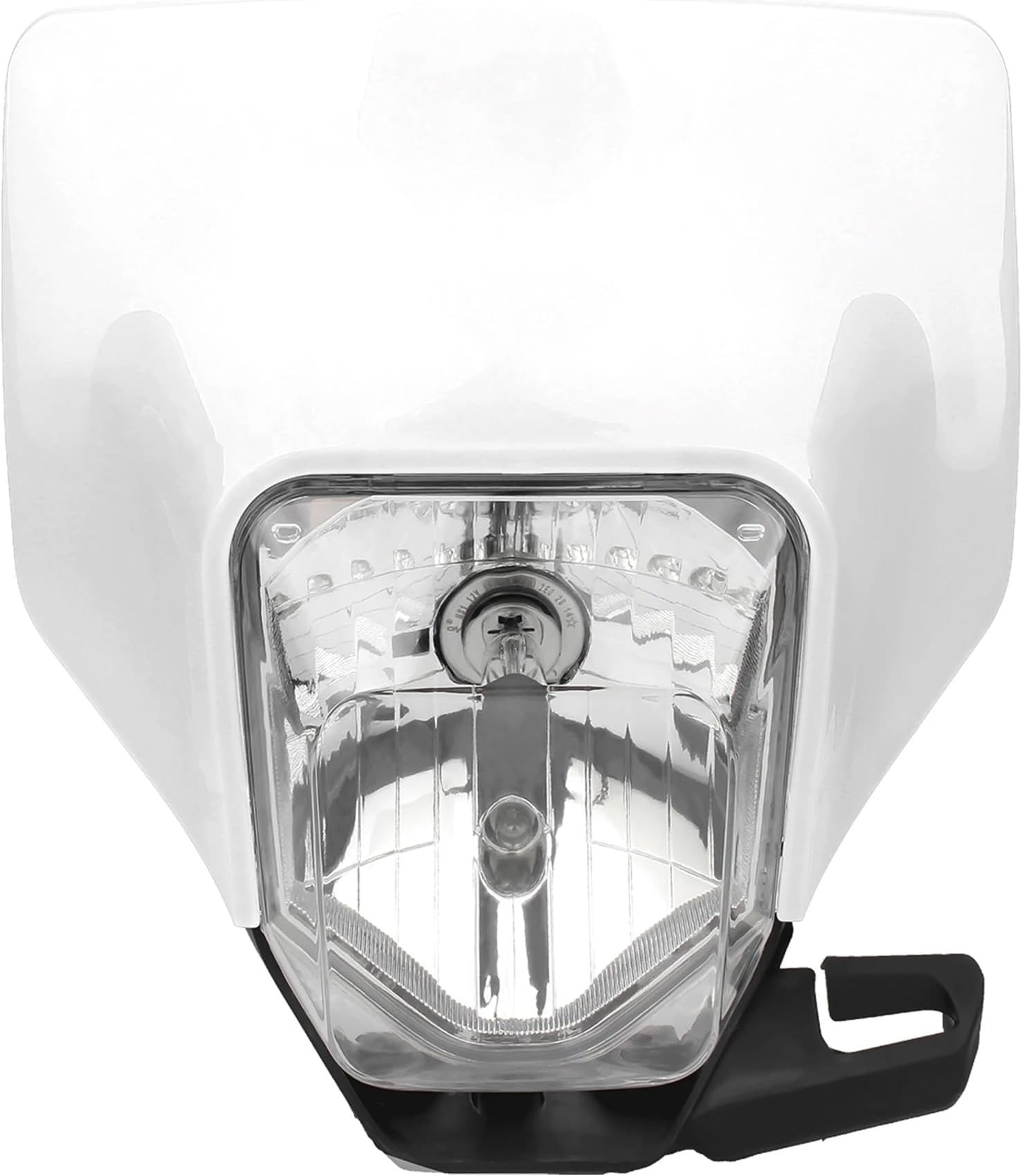 Head Lights Moto For FE TE 2018 2017 MX Dirt Bike Motocross Parts Motorcycle Headlight Headlamp Head Light Lamp Fairing Motorcycle Front Headlamp(WHITE)