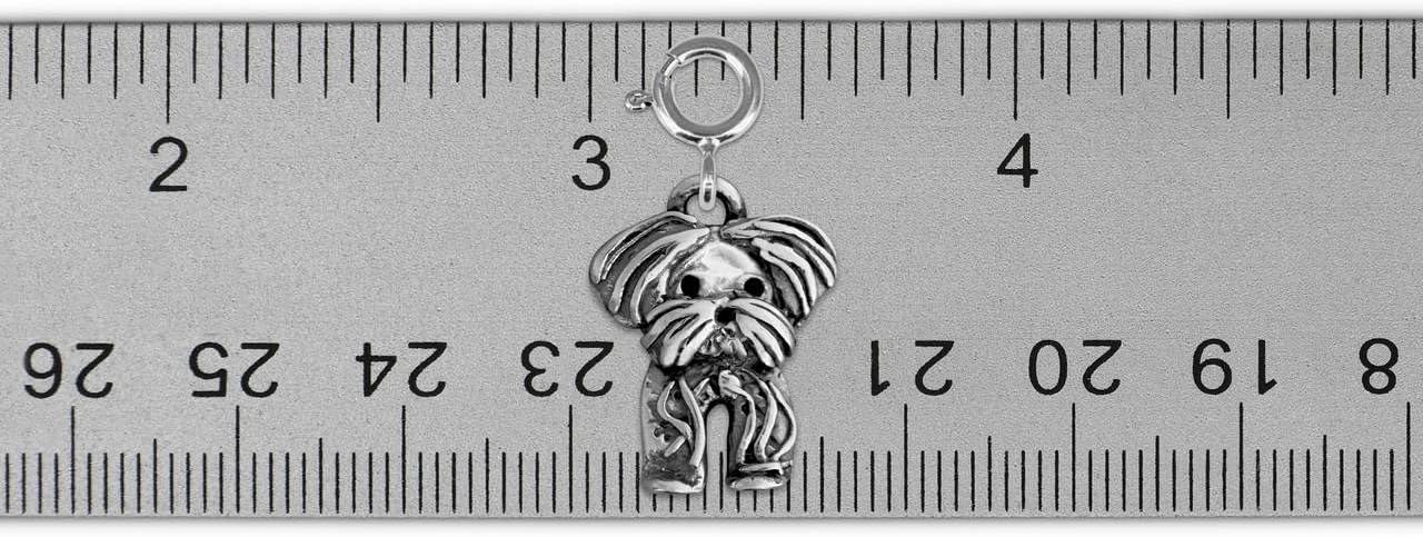 Sterling Silver Maltese Dog Charm for Women -Made in USA – Handcrafted Maltese Dog Gifts