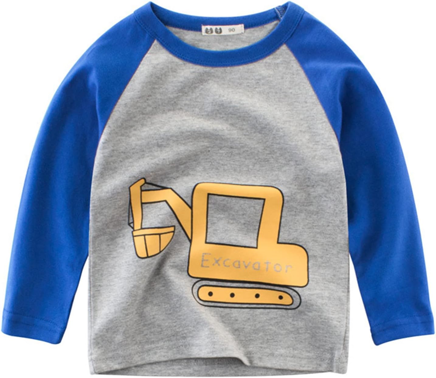 Toddler Kids Baby Boys Girls Cars Print Long Sleeve