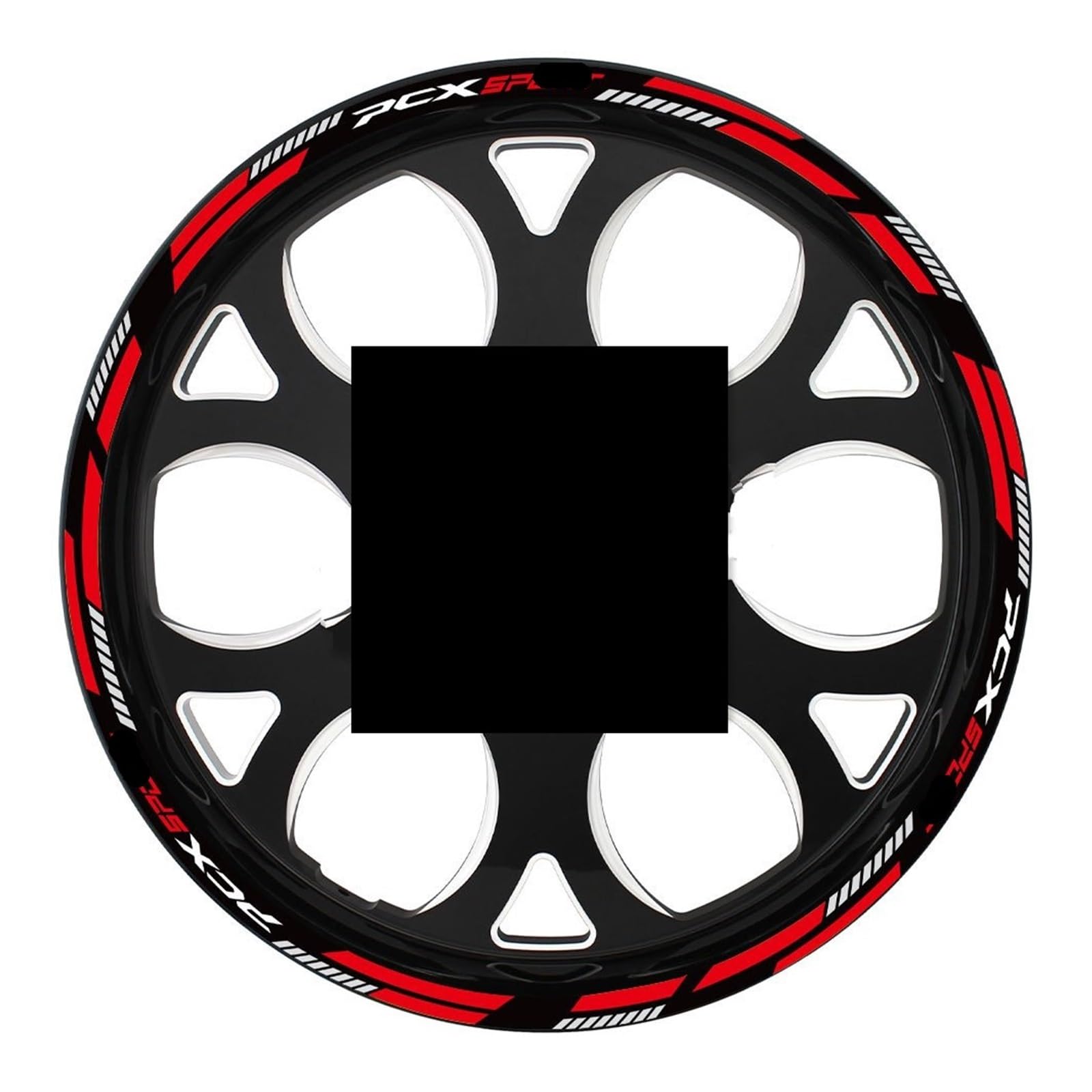 Reflective Sticker for PCX125 PCX150 Reflective Motorcycle Accessories Wheel Stickers Hub Decals Rim Stripe Tape