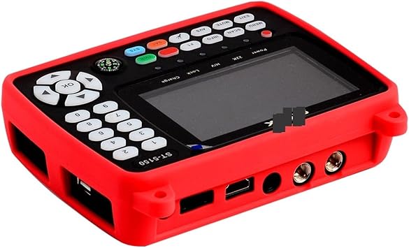 ST-5150 DVB-S2 +DVB-C+DVB-T2 Combo MPEG4 h.265 Satellite Finder Meter H.265 HEVC MPEG-4 QPSK 8PSK 16APSK 4.3 Inch TF(UK Plug)