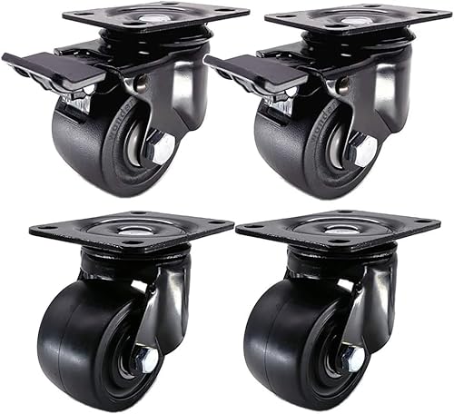 4Zbg wr[f[eB[ 3C` (75mm) 1200KG iCLX^[zC[ u[Lt - ]YƗAp_uxAO Ԃяd@p(2 Swivel 2 Brakes)