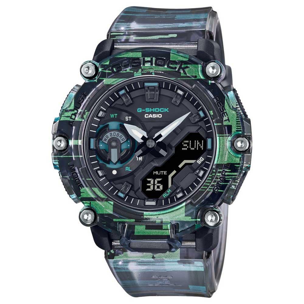 CasioMen Analogue-Digital Quartz Watch with Plastic Strap GA-2200NN-1AER