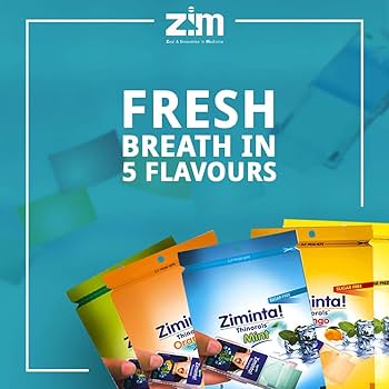 Ziminta Sugar Free Mint Mouth Freshener Strips, Easily Soluble Ziminta Sugar Free Mint Mouth Freshener Strips, Easily Soluble