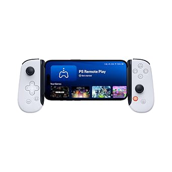 BACKBONE One Mobile Gaming Controller for iPhone 14 & Older (PlayStation Edition) Lightning - 2nd Gen - Phone Controller, Play Xbox, PlayStation & More