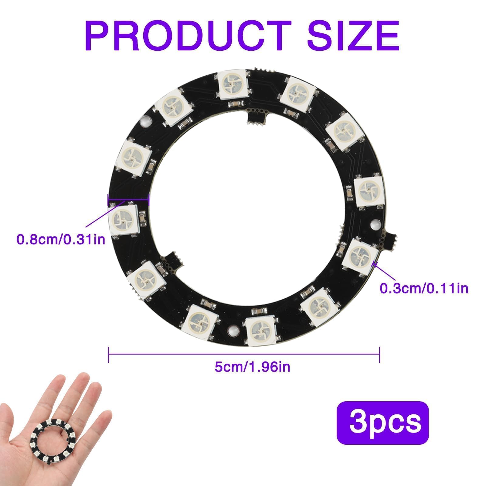 Matrc d LED e anello d LED WS2812B con Arduno - YouTube