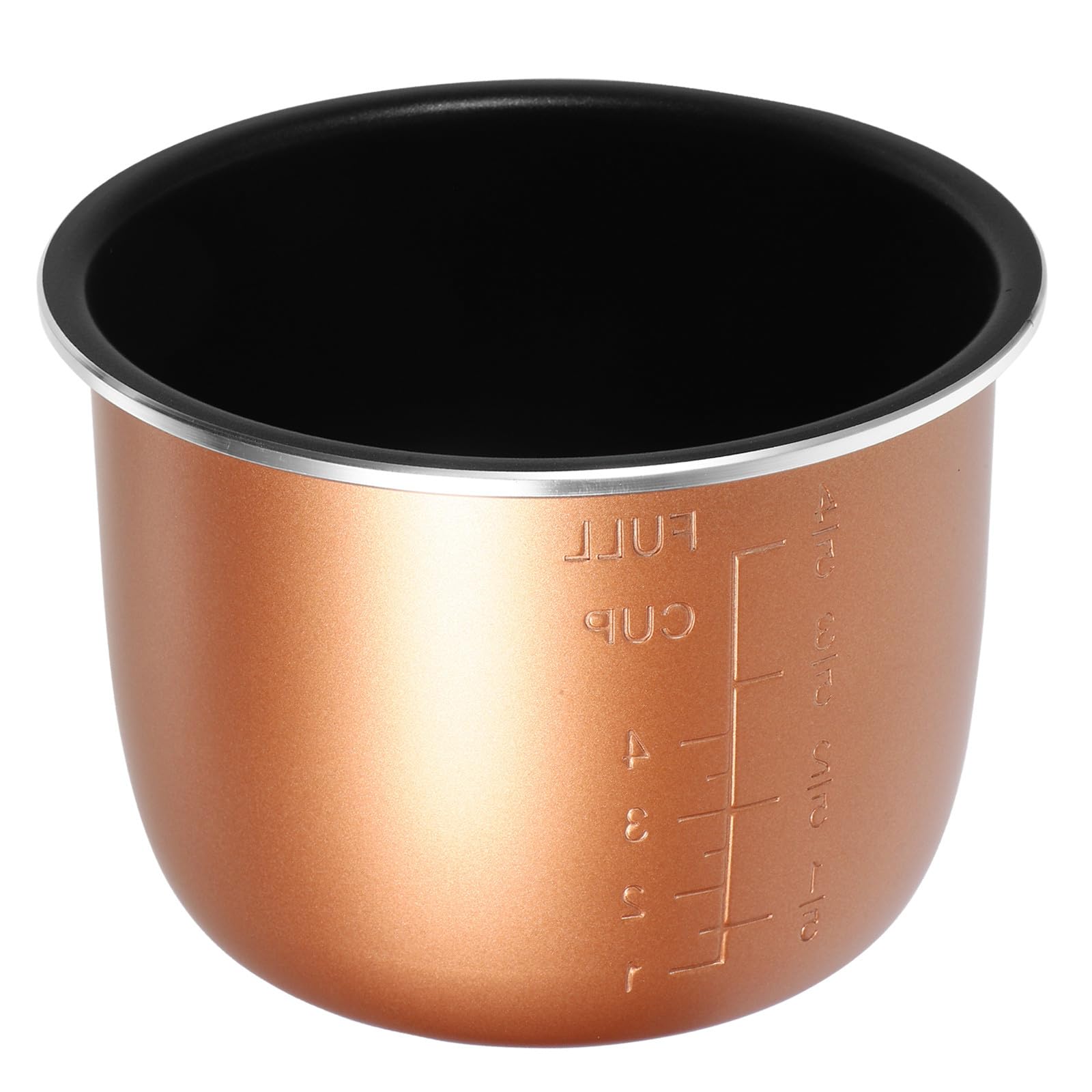 Pot intérieur de cuiseur à riz en acier inoxydable durable de 2,5l