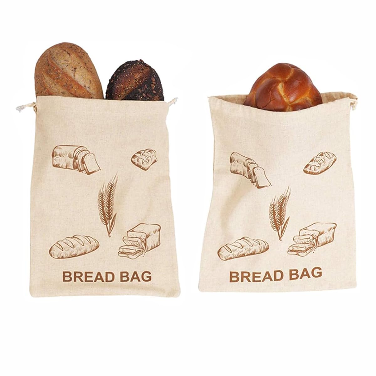 LSRVNM 3 PCS Bread Bags