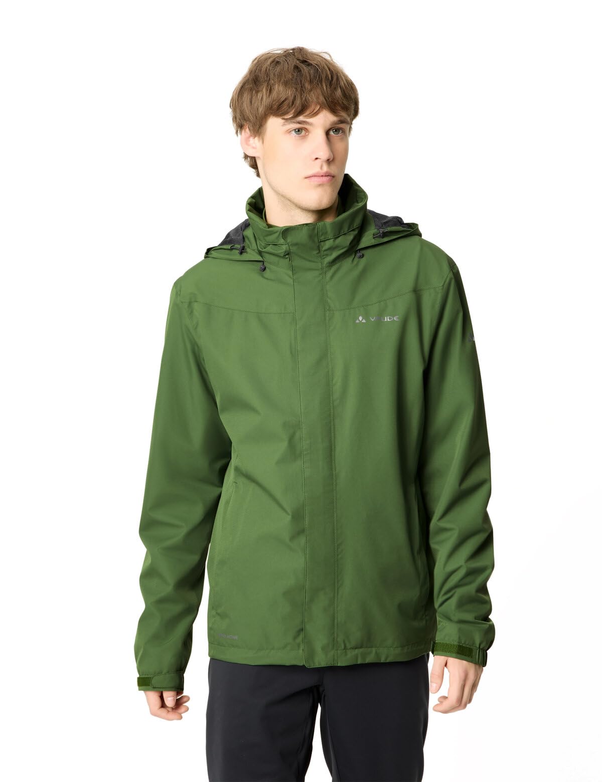 VAUDE Chaqueta de ciclismo para hombre, impermeable, cortavientos y transpirable