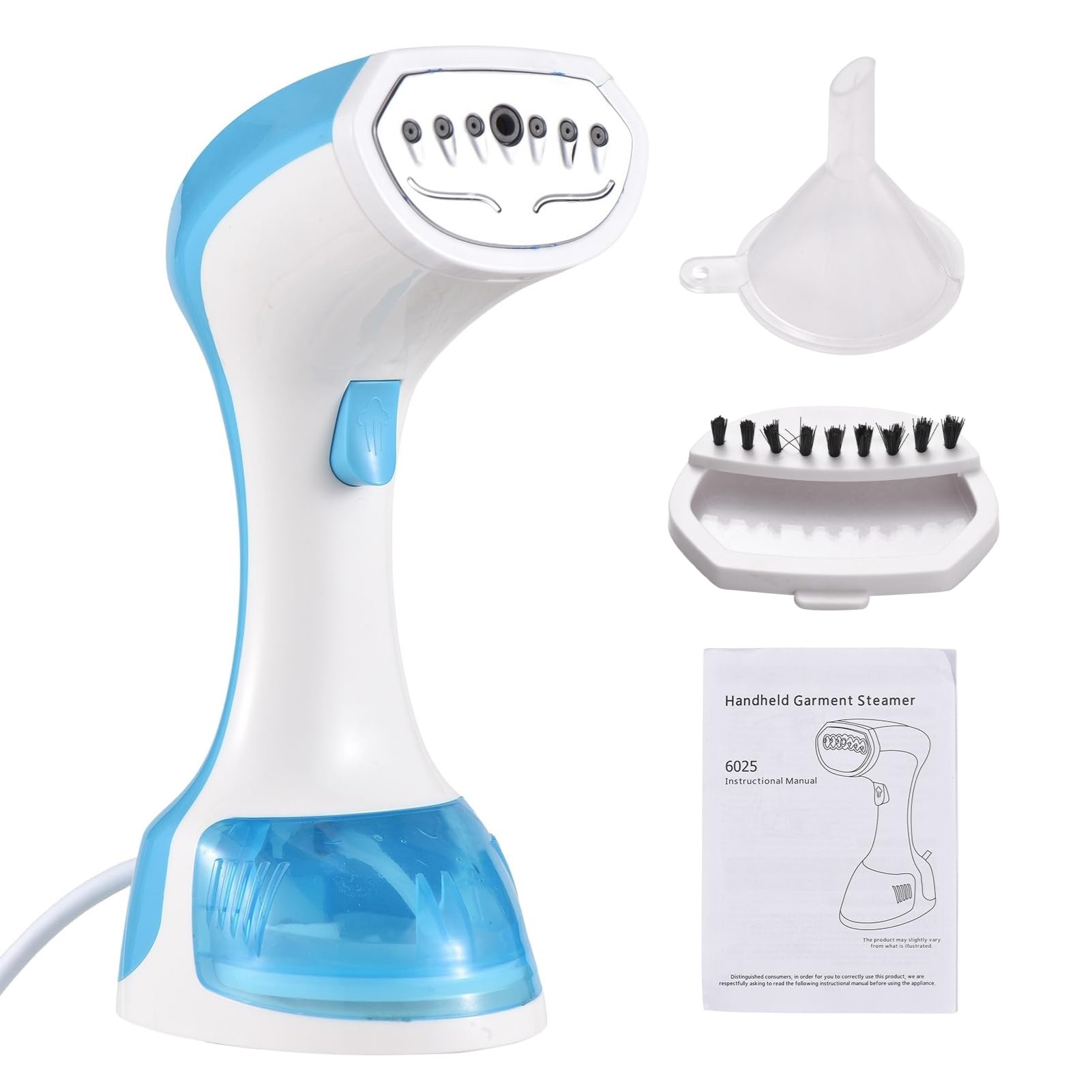 Défroisseur vapeur portable 1100W avec réservoir amovible de 120ml et prise UE