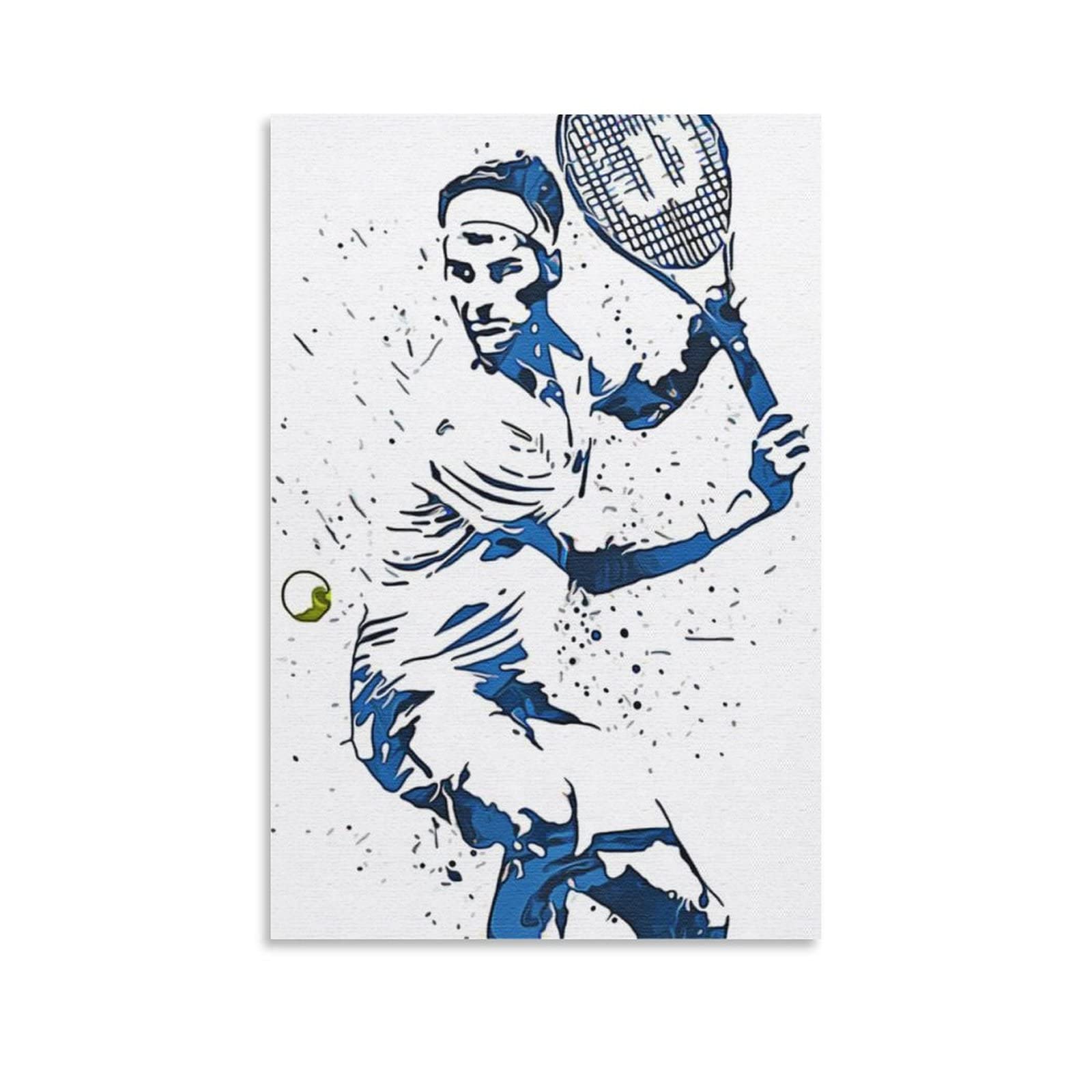 正規輸入品】ロジャー・フェデラー テニス 海外スポーツアートパネル