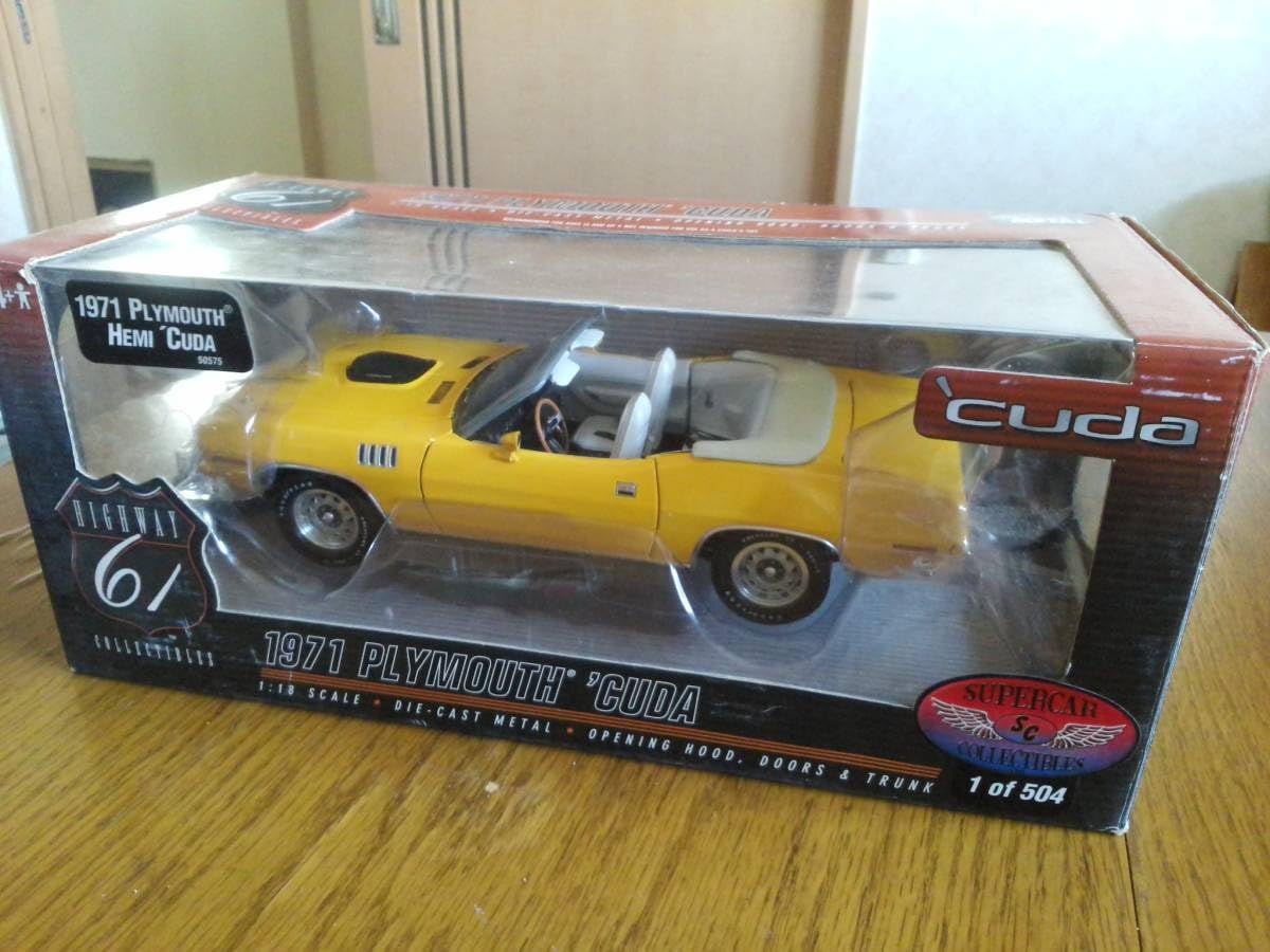 Amazon.co.jp: HIGHWAY 61 1971 PLYMOUTH HEMI CUDA NASH BRIDGES BYC
