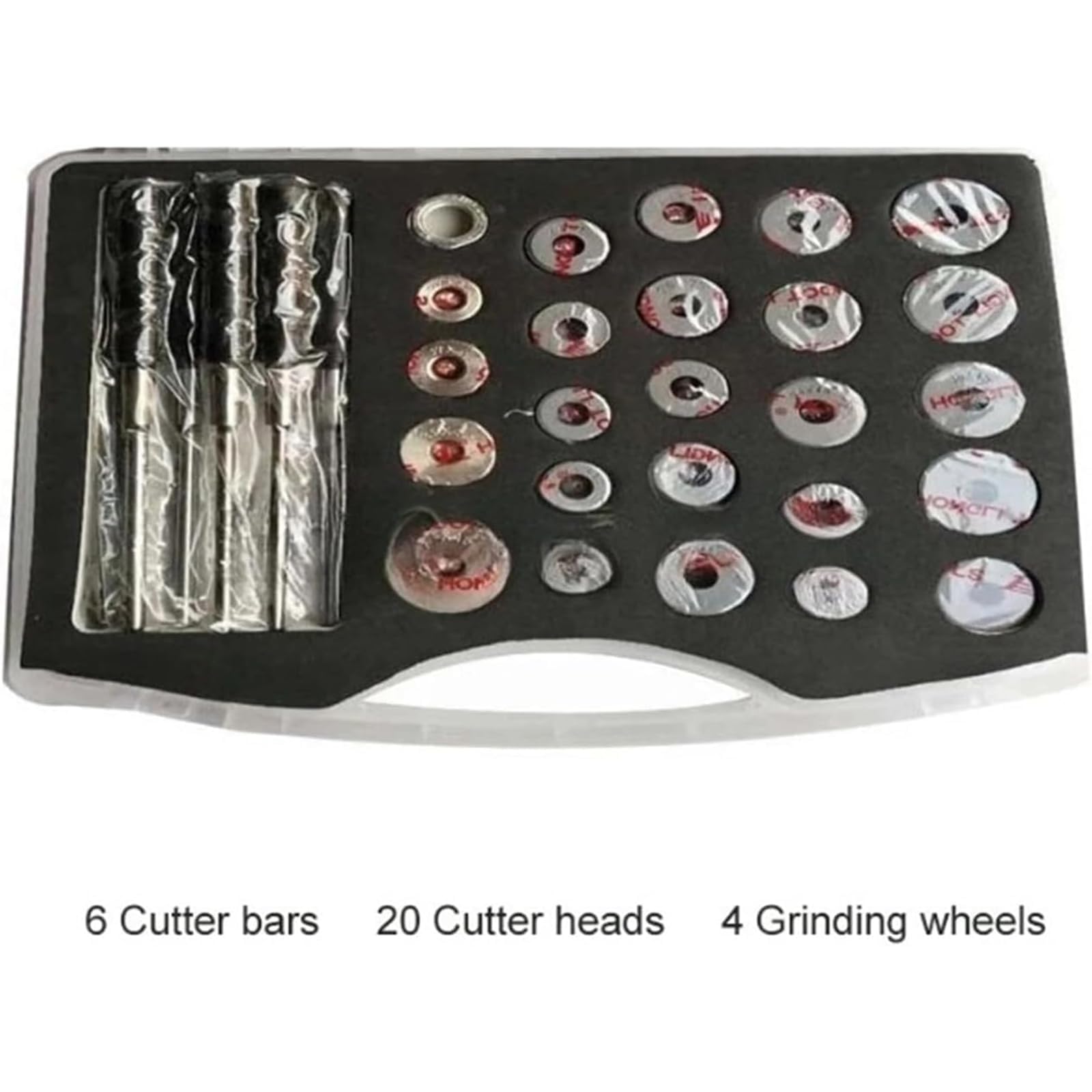 Herramientas De Carburo De Diamante para Asientos De Válvulas (22-38 Mm, 31 Unidades), con Caja De Almacenamiento, para Reparación De Automóviles Y Camiones De Diversas Marcas,31pcs