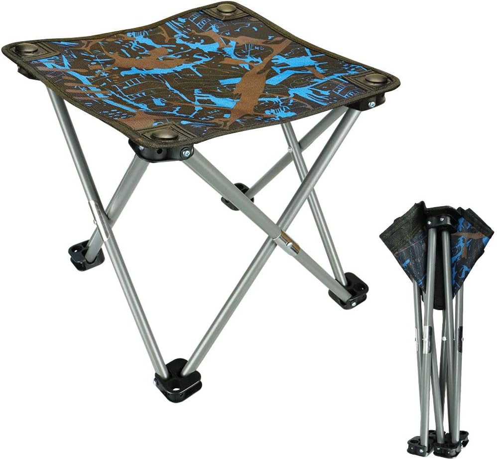 Klappbarer Hocker EVOCAMP Campinghocker Khaki, Klap Produktbild-Vorschau 5