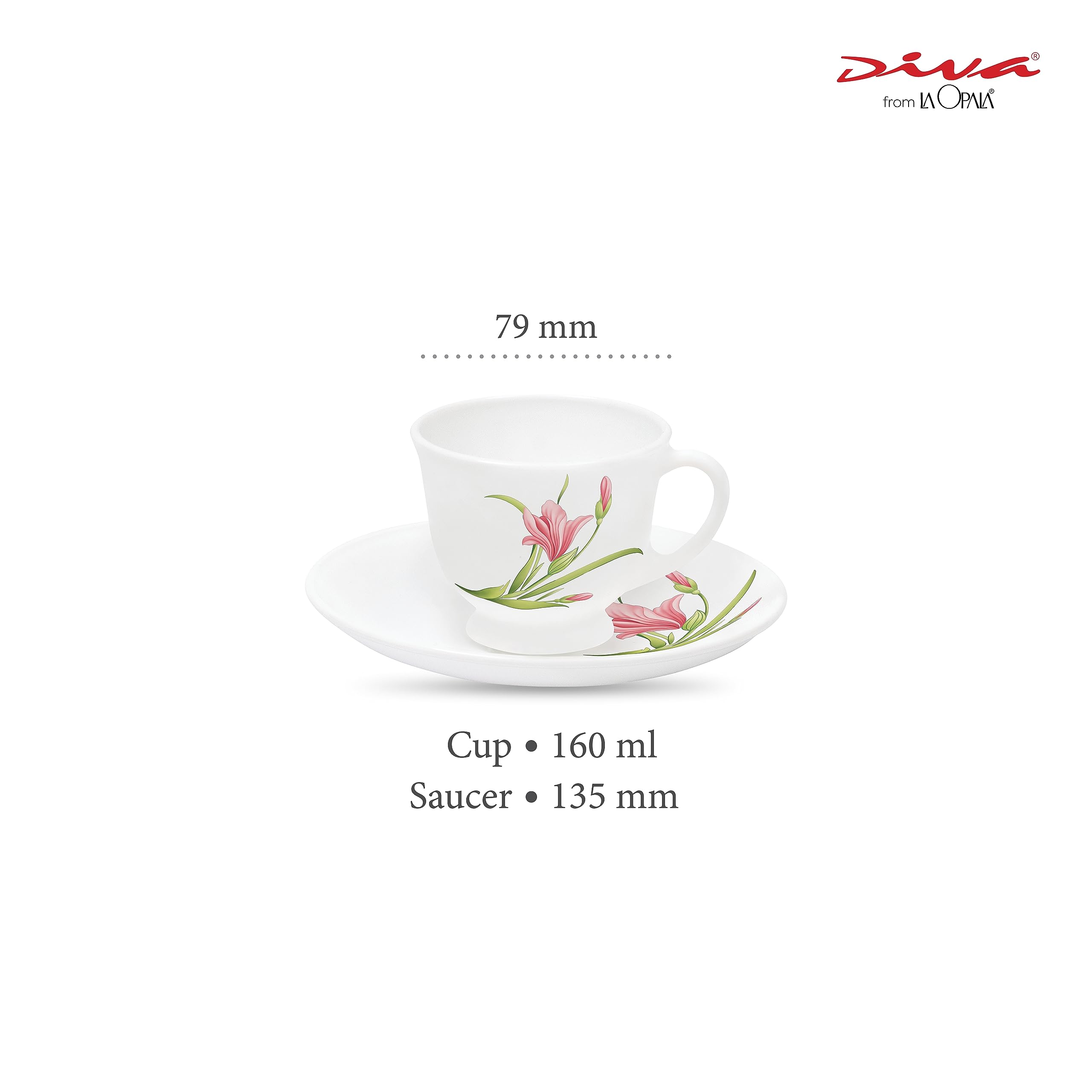 Pfaltzgraff Winterberry Teacup and Saucer (Teacup and Saucer, Set of 4)