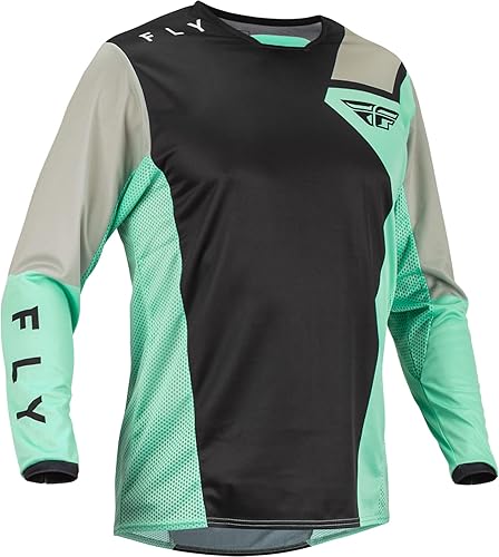 Vista 8 de Fly Racing Traje de baño con carcasa de cobalto 2023 (negro/gris, mediano)