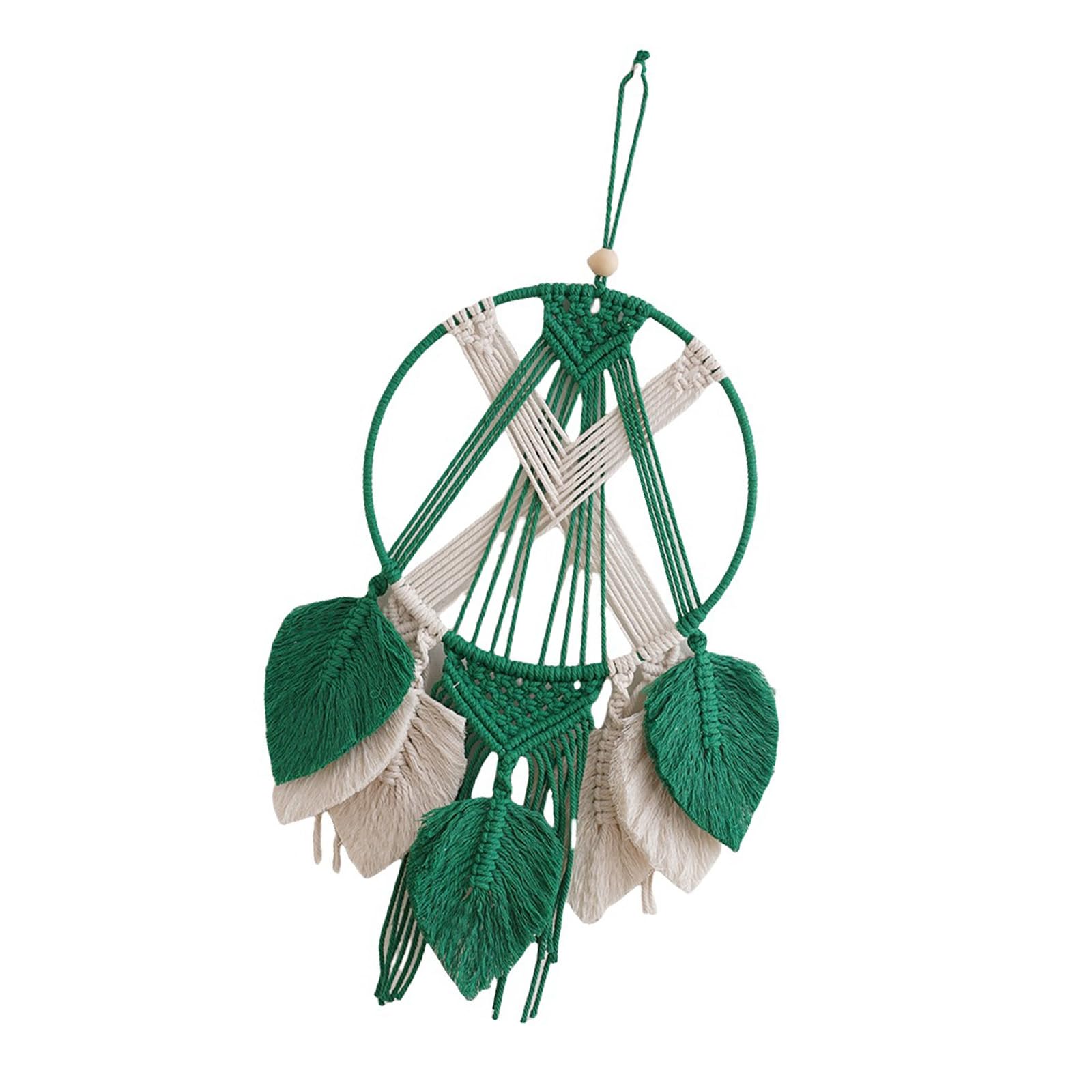 YROHGKPN Farmhouses Cotton Rope Handwoven Dreamcatchers for Bedroom and Living Room Wall Decors Tassels Macrames Tapestrys Handwoven Cotton Rope Tapestrys