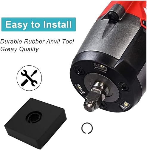 Miniatura 5 de (6+6 juegos) Anillo de retención de impacto de 12" y 38" Anillo de fricción con junta tórica para llave de impacto Milwaukee tipo