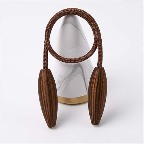 Miniatura 7 de Paquete de 4 sujetadores de cortina plateados decorativos para ventana, alzapaños para cortinas con modelado aleatorio (plateado)