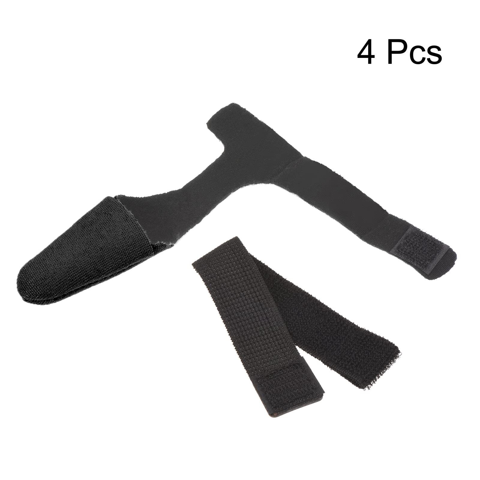 PATIKIL – 12 Cinghie Elastiche Per Canna Da Pesca, 20 Cm, Multicolore (nero, Blu, Rosso), Spessore 4mm, Per Fissaggio Aste E Bastoni - 2