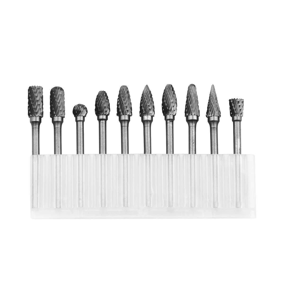 10er Set Hartmetall-Frässtifte 3mm – Für Holz, Metall & Kunststoff