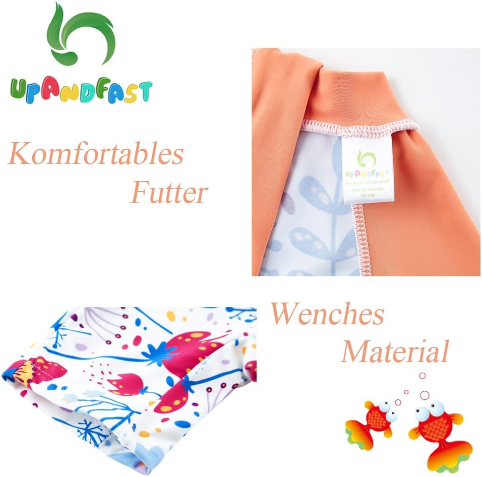 upandfast Baby Badeanzug mit Sonnenhut UPF 50+ Badebekleidung für Baby - Image 5