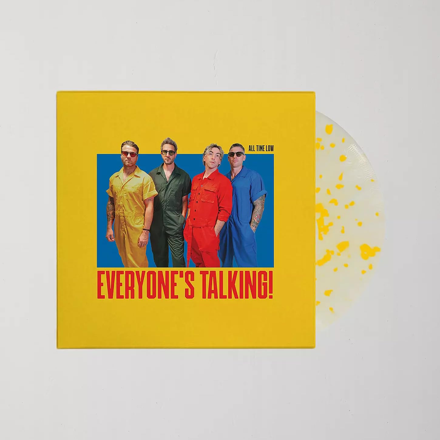 Everyone's Talking! White w/ Yellow Accents All Time Low