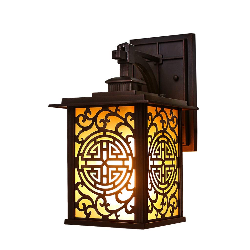 HynJGih Outdoor Courtyard Exterior wall lamp Balcony Aisle Creative Staircase wall Hanging lamp Outdoor Waterproof wall lamp