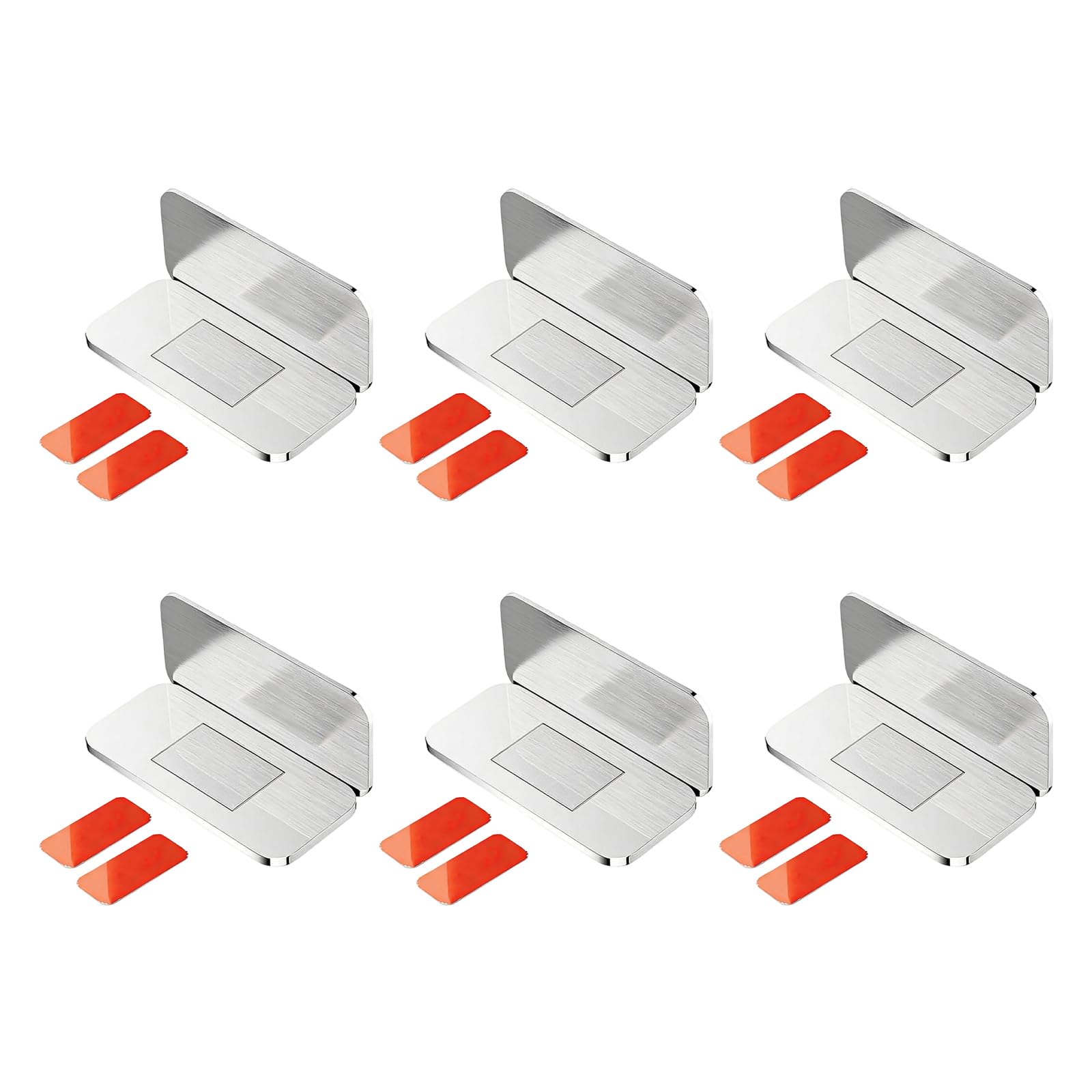 Furniture Cupboard Close Stainless Steel Cabinet Door Catches Quiet Close Powerful Magnets Latches Enduring Adhesive Drawer Magnets