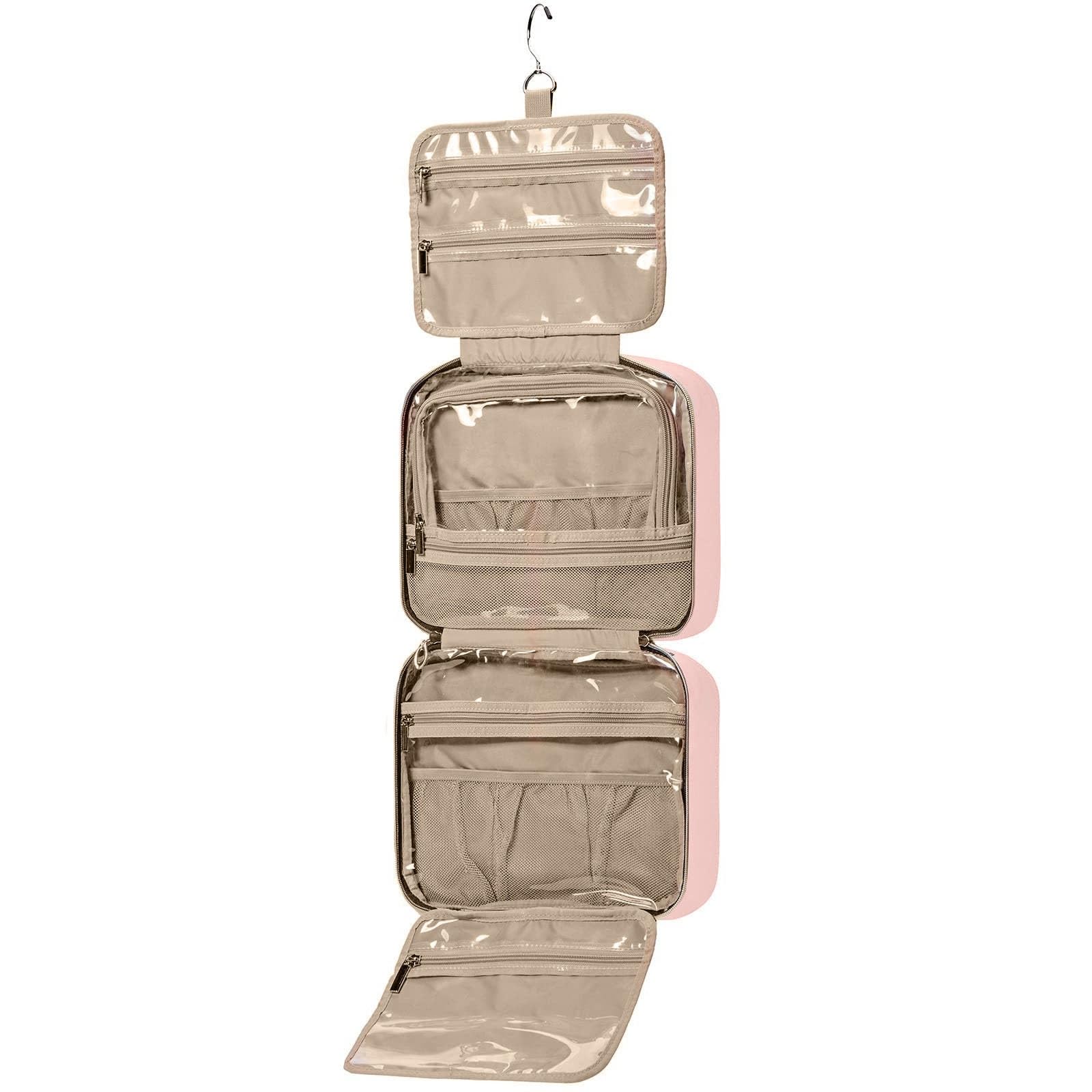 Kosmetyczka, wisząca torba podróżna, przenośna kosmetyczka dziewczęca (Pink)