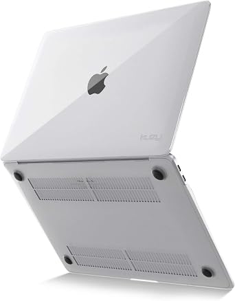Kuzy for MacBook Air 13 inch Case 2020 M1, 2021 2018 Models A2337 A2179 A1932 - MacBook Air 13.3 inch Case - Hard Shell Protective Cover - Slim Design Lightweight, Clear