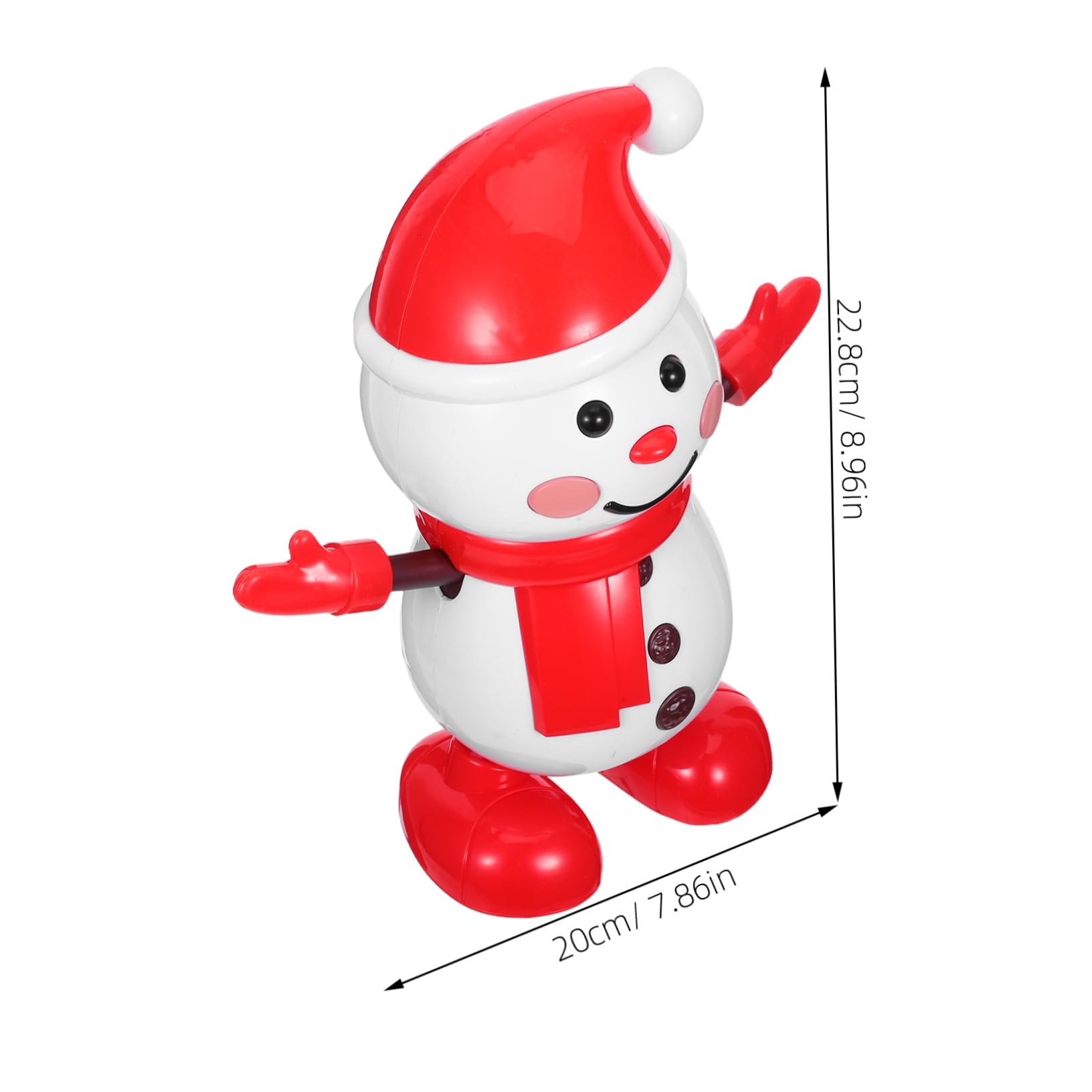 Muñeco de Eléctrico Que con Adorno Navideño para Decoración Festiva Hogar Oficina y Coche Regalo Seguro para Fiestas de Invierno
