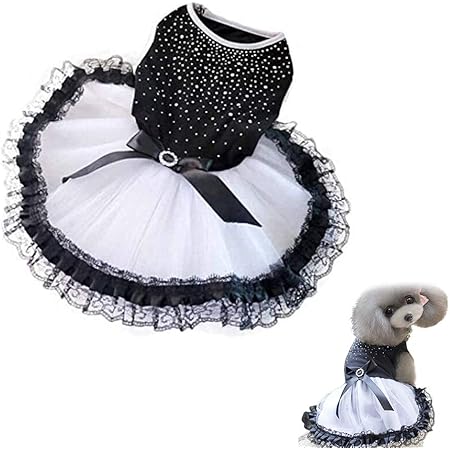 Amazon Co Jp Amandakasa ペット服 ワンピース 犬服 ドッグウェア 猫服 レース 春夏 お姫様 着脱簡単 ドレス 人気 洋服 面白い 出掛け 室内 散歩 おしゃれ 柔らかい かわいい Xs S M L Xl Xxl ペット用品