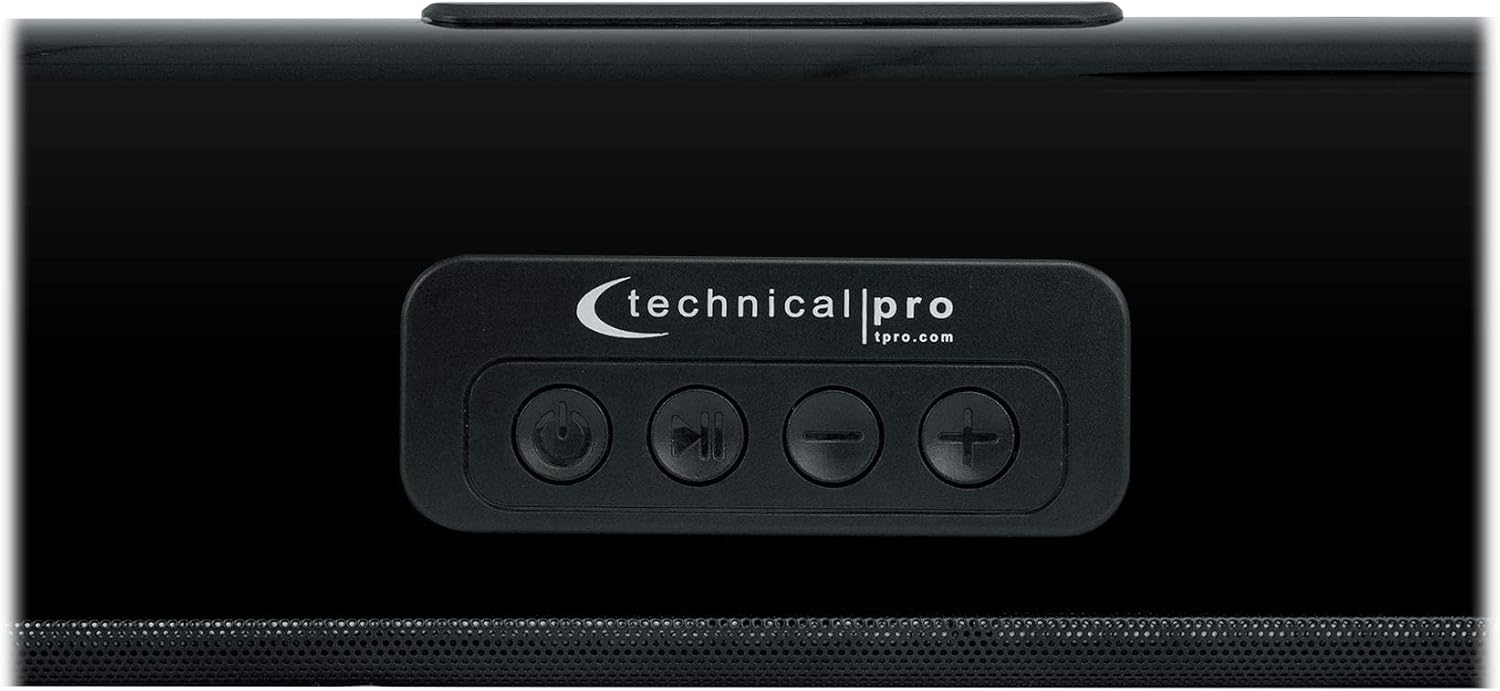 Technical Pro XSURROUND soundbar control panel