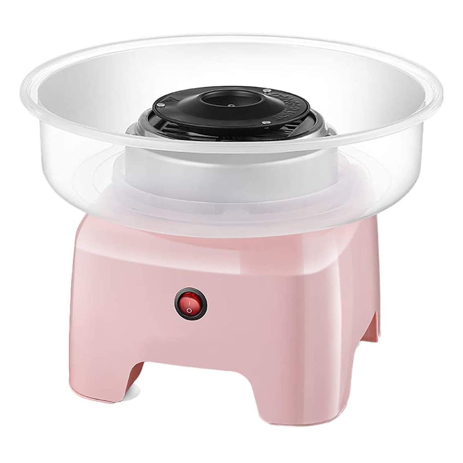 AIZYR Macchina per Zucchero Filato 220V con Un Pulsante Start, Macchina per Zucchero Filato Elettrica Macchina per Marshmallow Fai da Te per La Festa di Compleanno in Famiglia,Rosa,EU Plug