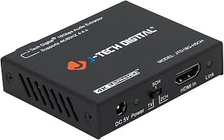 J-Tech Digital 4K@60Hz HDMI Audio Extractor SPDIF + 3.5mm, HDMI 2.0 HDCP 2.2 HDR10 Dolby/DTS Passthrough JTD18G-H5CH
