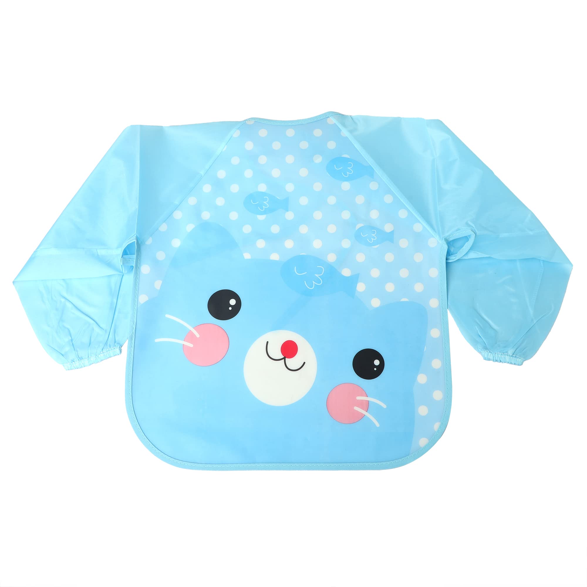 Da Anushi Cute Cartoon Printed Full Sleeves Washable Waterproof Apron Feeding Bibs For Babies,Toddlers,Infants (6 Months to 5 Years), Comfortable Soft Baby Bibs Keep Stains Off!-picture-14
