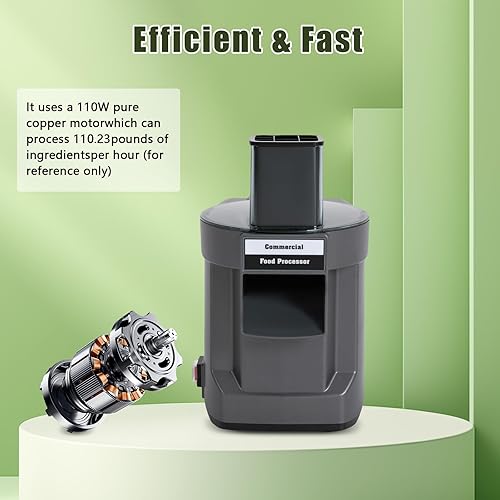 Miniatura 6 de Cortador de verduras comercial 3 en 1, procesador de verduras multifuncional de 110 V, picador de verduras eléctrico, máquina de ensalada,