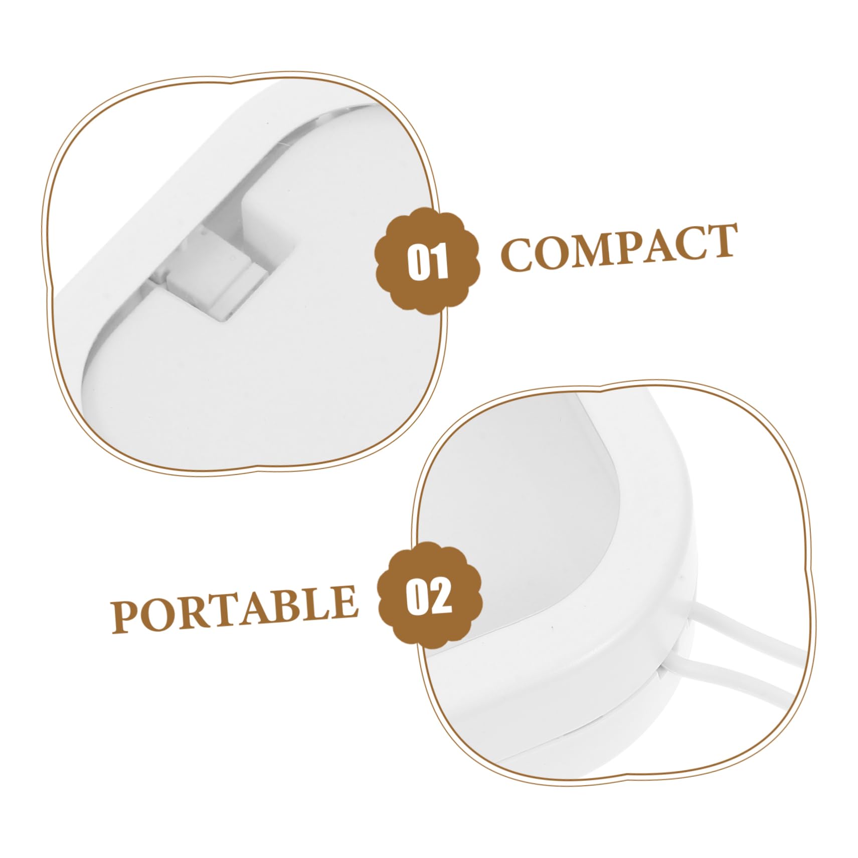 DECHOUS 5 Set Di Organizer Portatile Per Fiocchi Per Elegante Scatola Portaoggetti Per Accessori Con Clip 2 Pezzi X 5