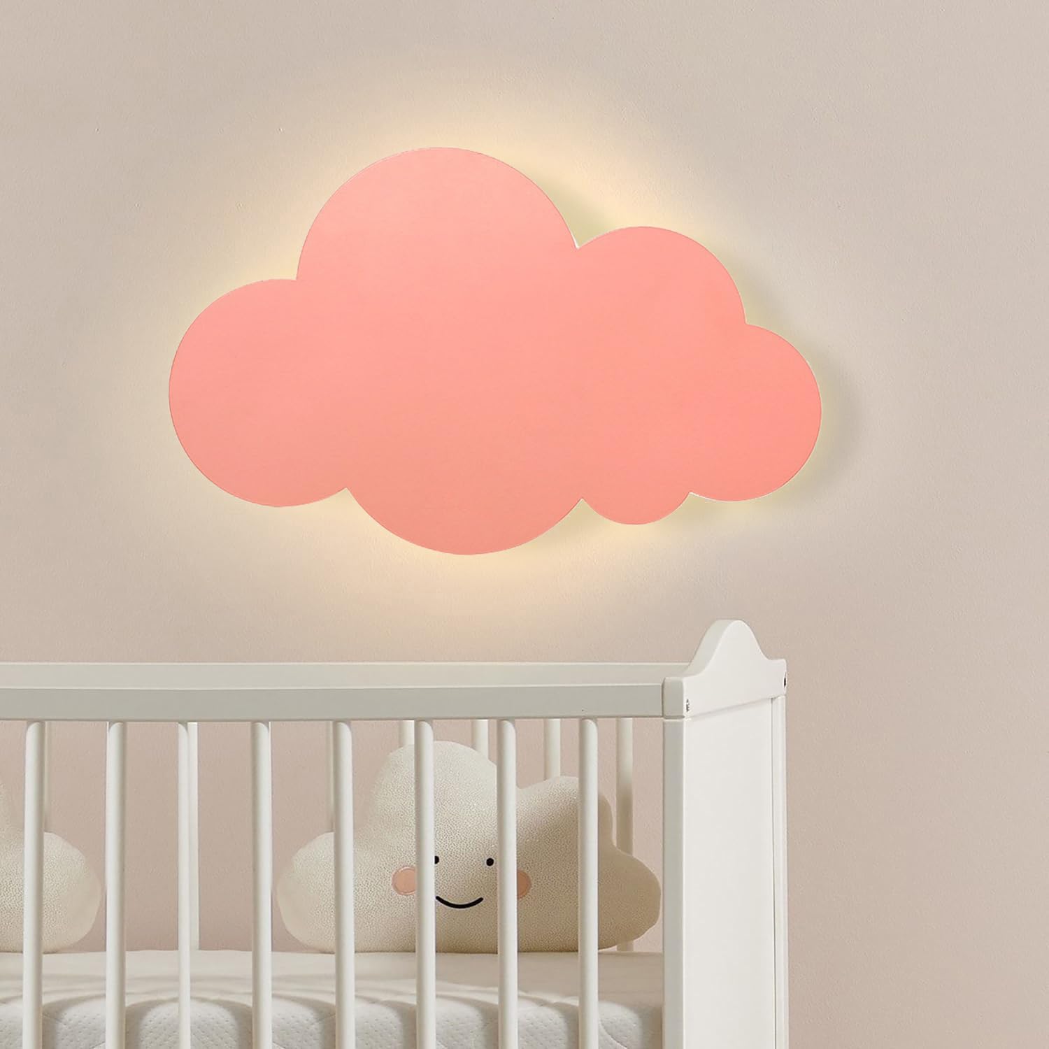 Lampe Murale Nuage LED Pour Enfant | Intensité Variable 3000K-6000K | Applique Décorative Chambre | Design Mignon Et Doux | Cadeau Enfant