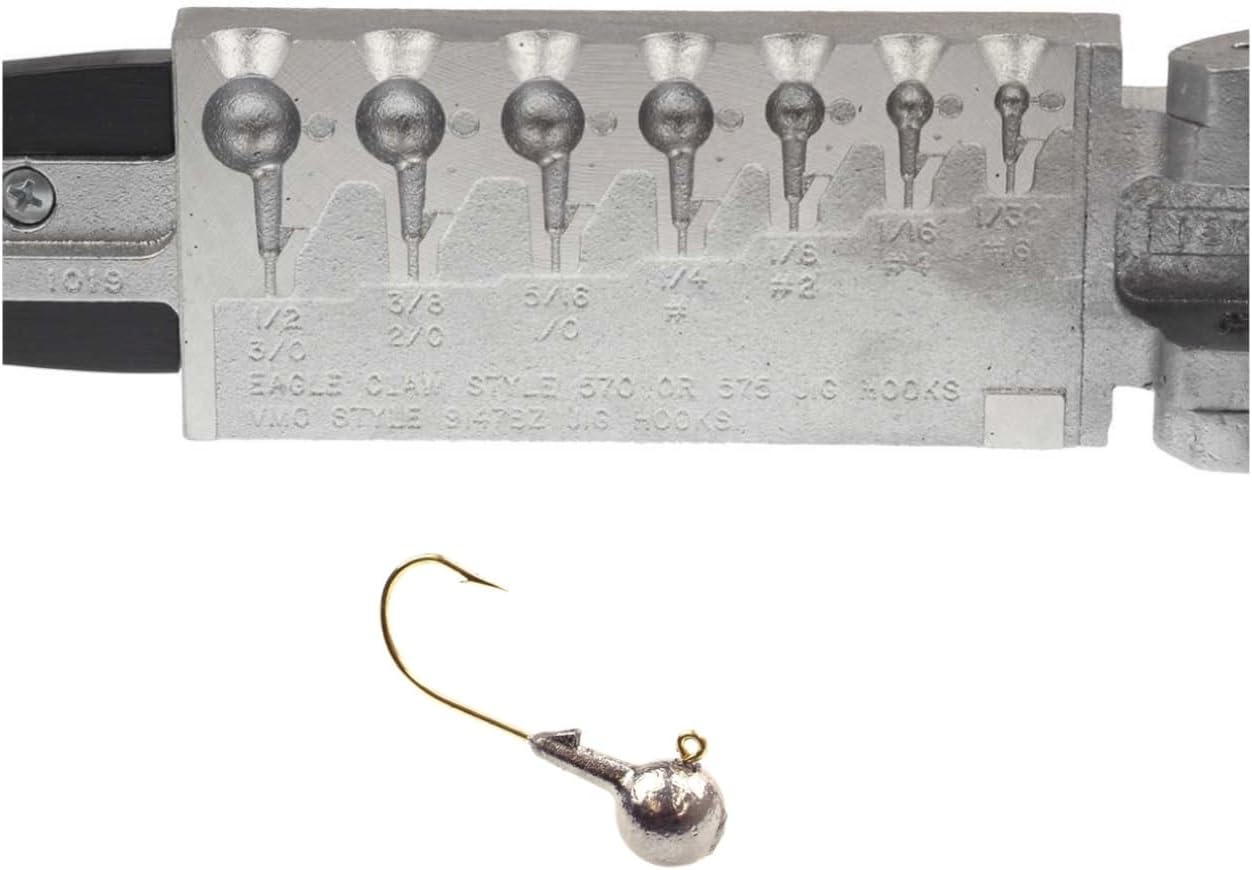 Do It Mold Round Head Jig Sz: 1/32, 1/16, 1/8, 1/4, 5/16, 3/8, 1/2 OZ