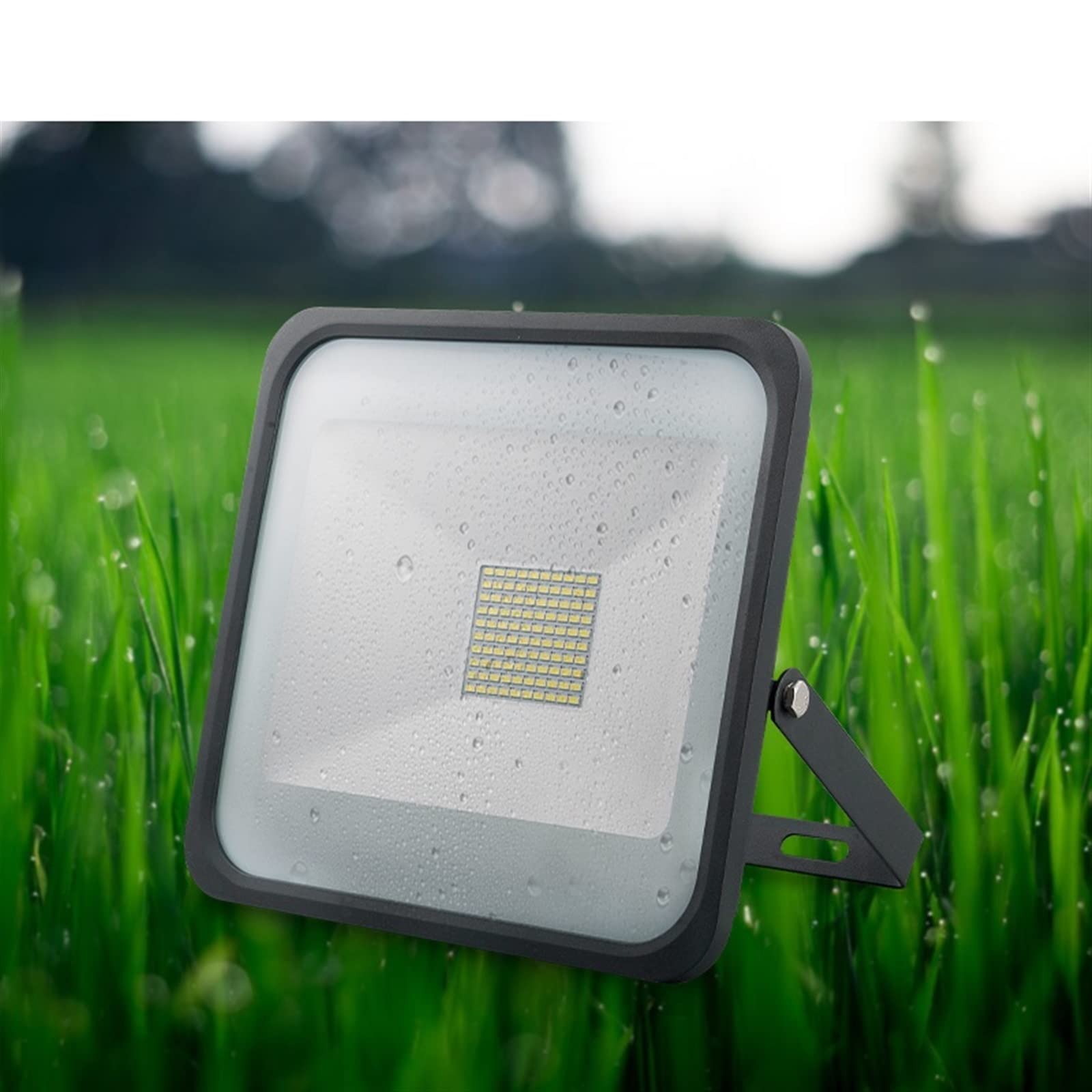 lampy solarne do użytku na zewnątrz, Światła powodziowe Zewnętrzny reflektor Led Reflektor zewnętrzny Światło Profesjonalna lampa oświetleniowa(Black)