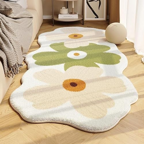 Optical Visual Illusion Rug 2026 New Mat �t�F�C�N�J�V�~�����O�A���݂̂���t�����`�X�^�C���̃x�b�h���[�����O�A����@�Ő􂦂�x�b�h�T�C�h���O(A,80X200CM)
