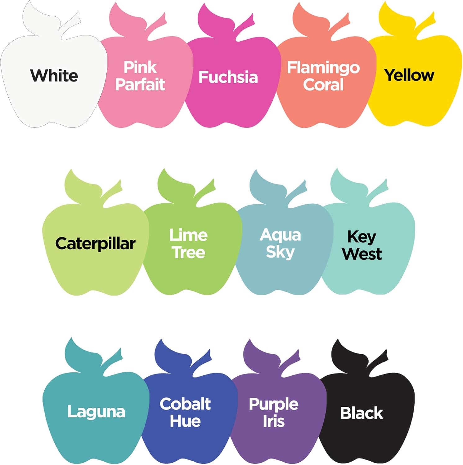Apple Barrel PROMOABP22, 14 Piece Acrylic Set Featuring 13 Paints and 1 Pouring Medium, Multi, 16 Ounces