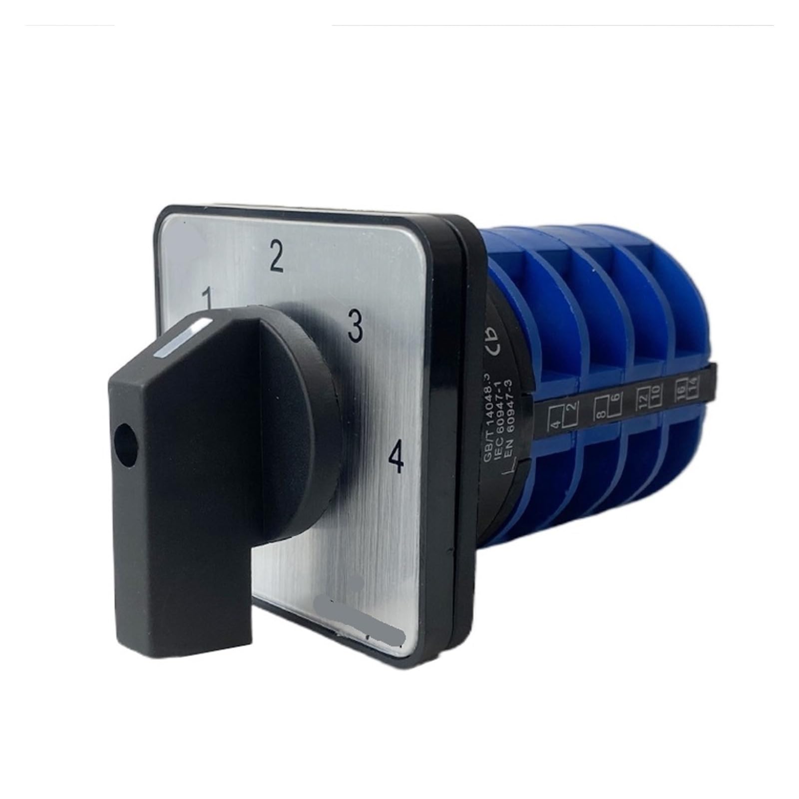 JGNAYRKJQI LW26 YMW26-32/4 Rotary Switch 4 Position 690V 32A Pole 16 Terminal Screw selector Universal Changeover cam Main