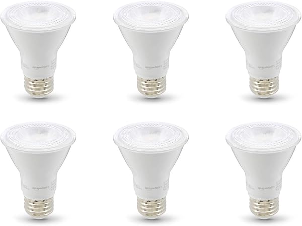 Amazon Basics Dimmable, 10,000 Hour Lifetime, PAR20 LED Light Bulb